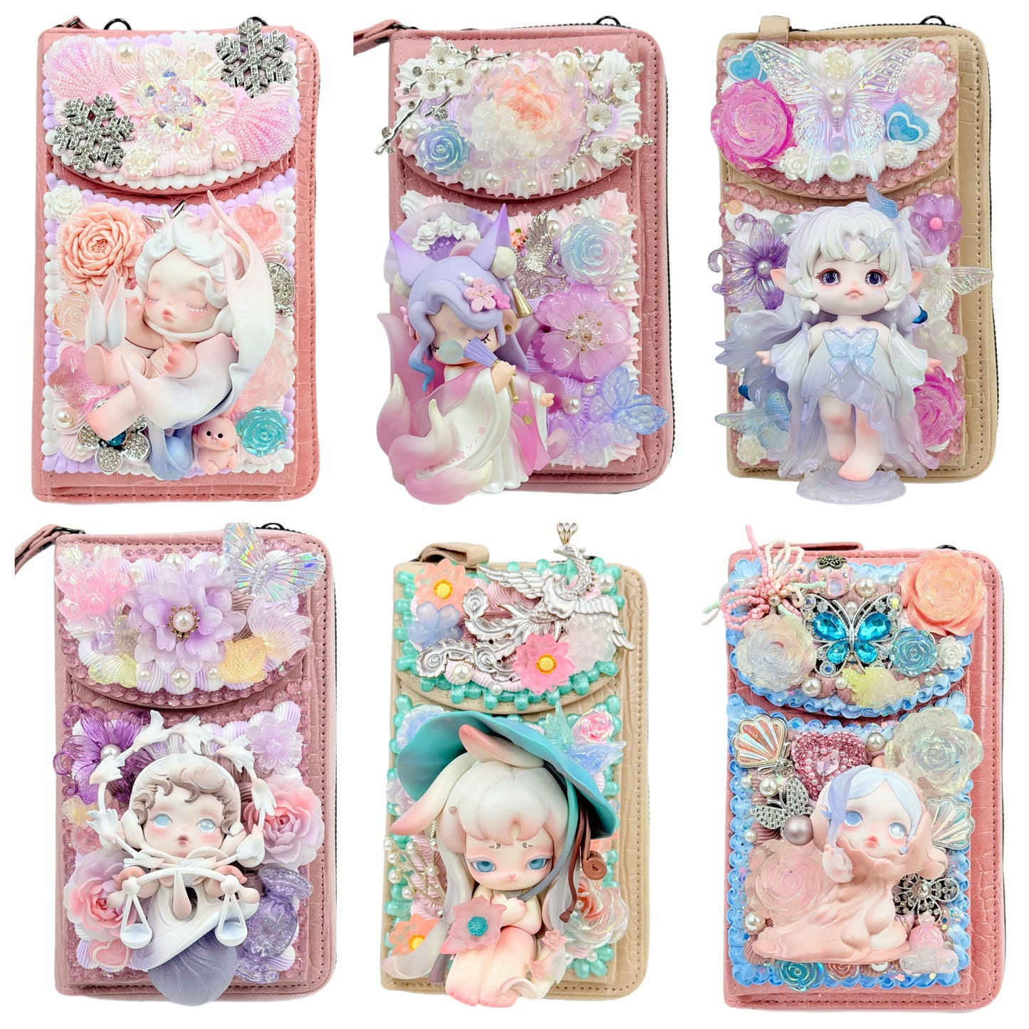 Phone Wallet Bag with Cream Glue, Doll DIY - Kosbling Handmade Blind Bag
