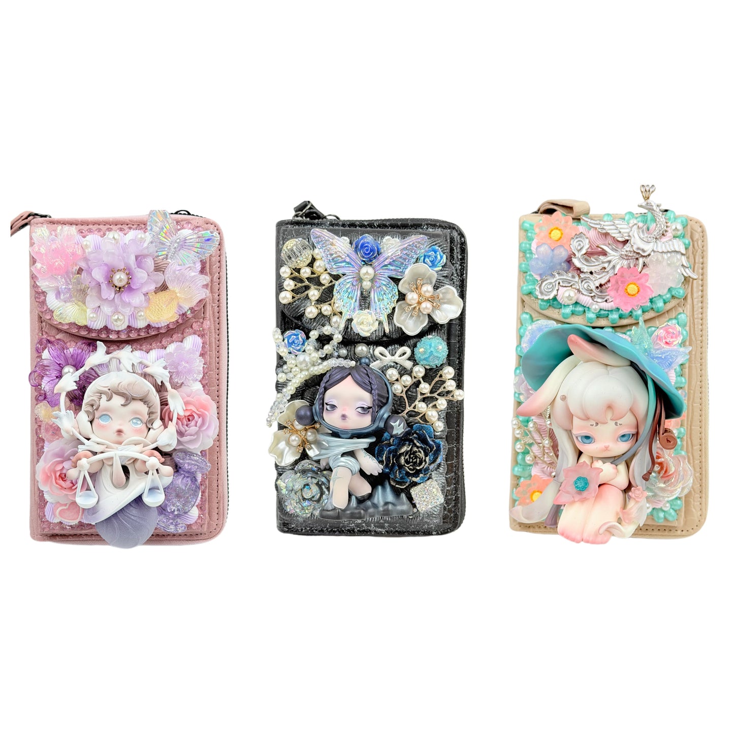 Phone Wallet Bag with Cream Glue, Doll DIY - Kosbling Handmade Blind Bag