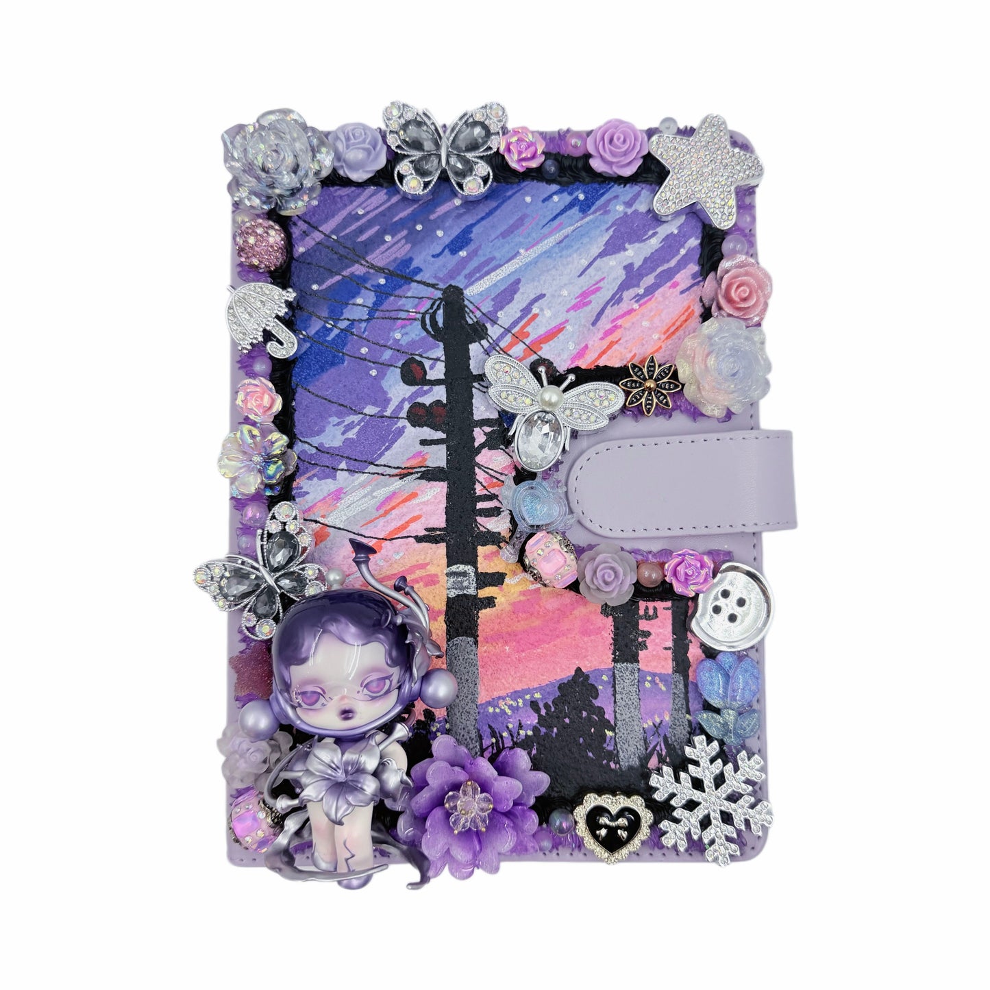 Handmade Hand-Painted Notebook