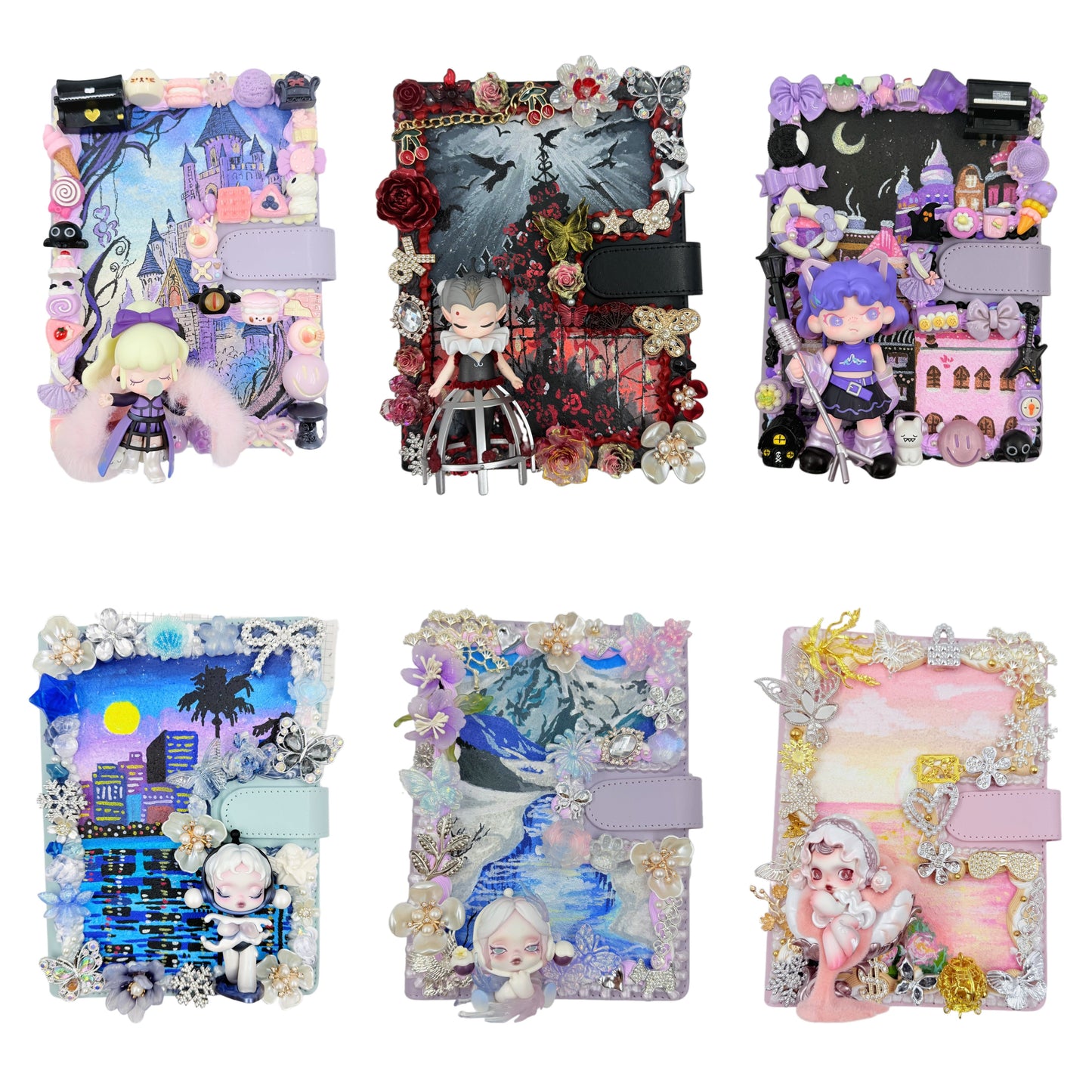 Handmade Hand-Painted Notebook