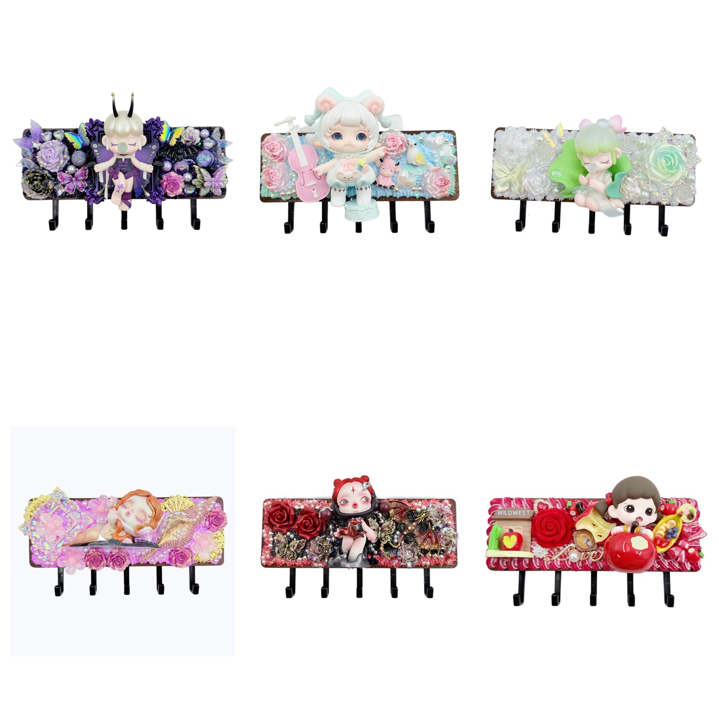 Handmade Wall Hook With Cream Glue, Doll DIY – Kosbling Handmade Blind Bag