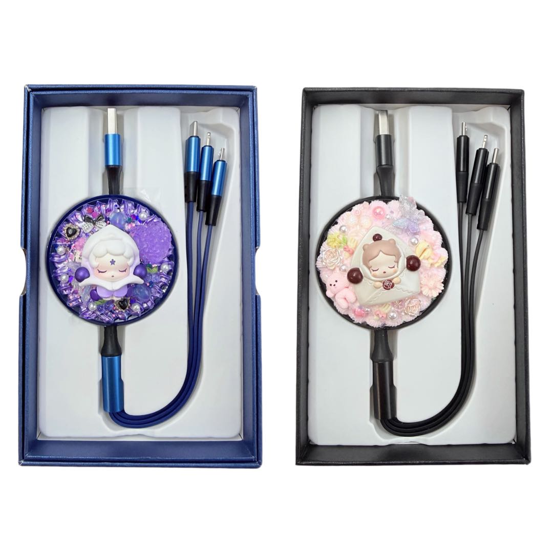 Handmade 3-in-1 Charging Cable
