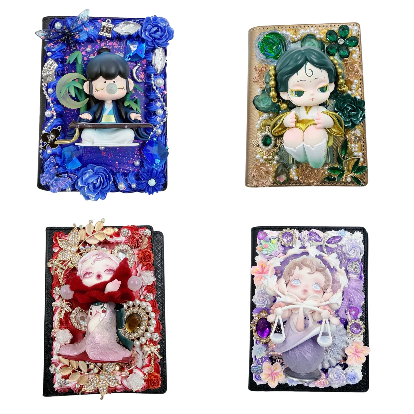 Handmade Passport book with Diamond Plush Doll