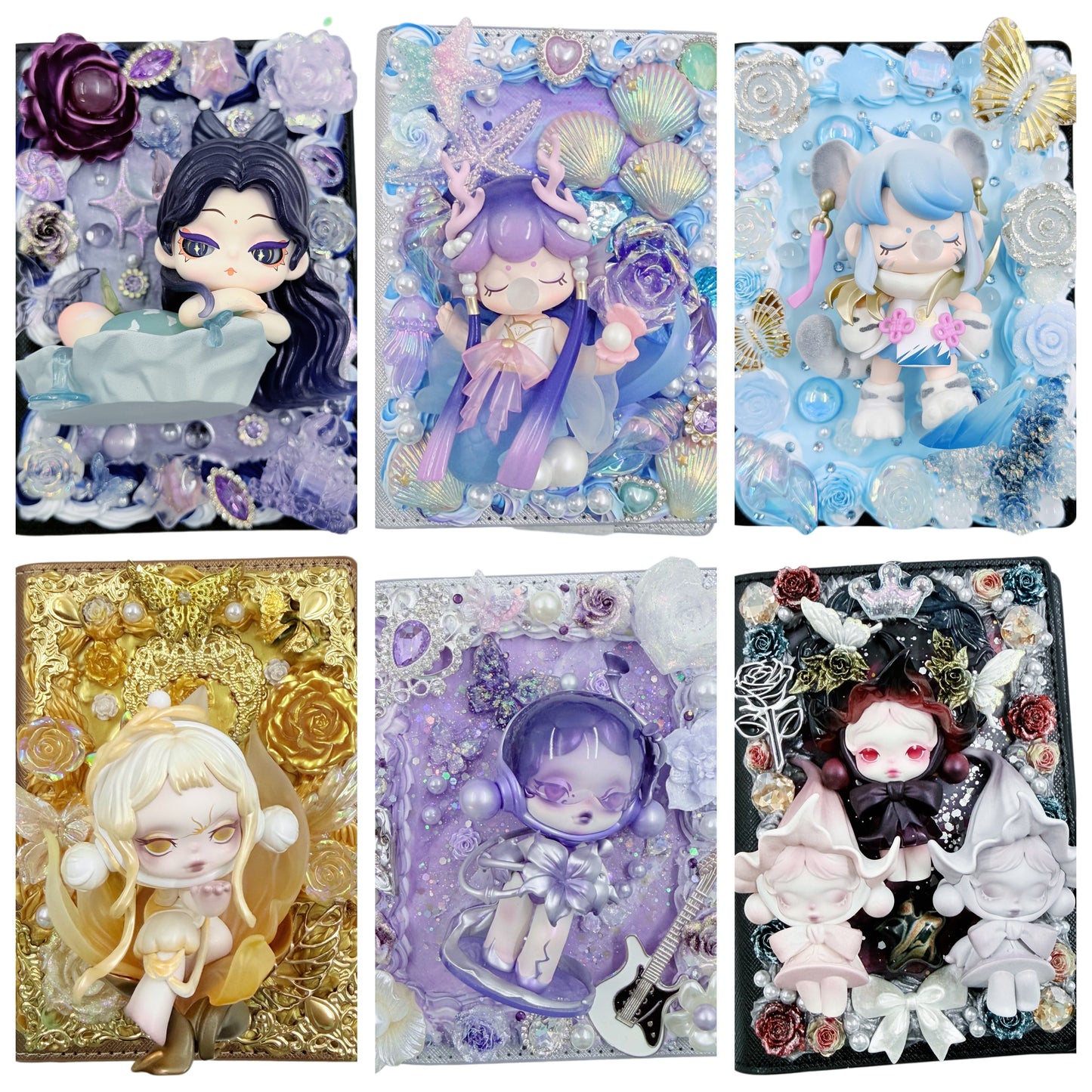 Handmade Passport book with Diamond Plush Doll