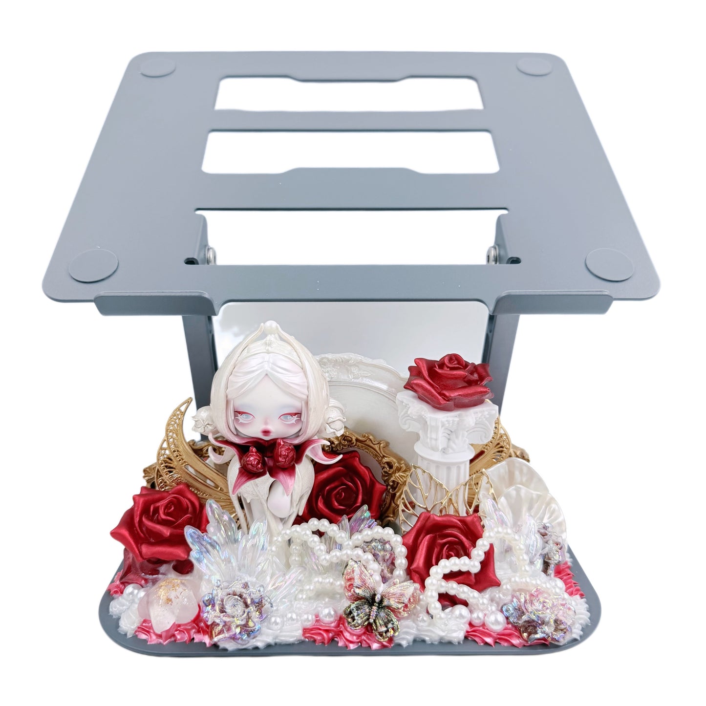 Handmade Cream Glue Laptop Stand 1
