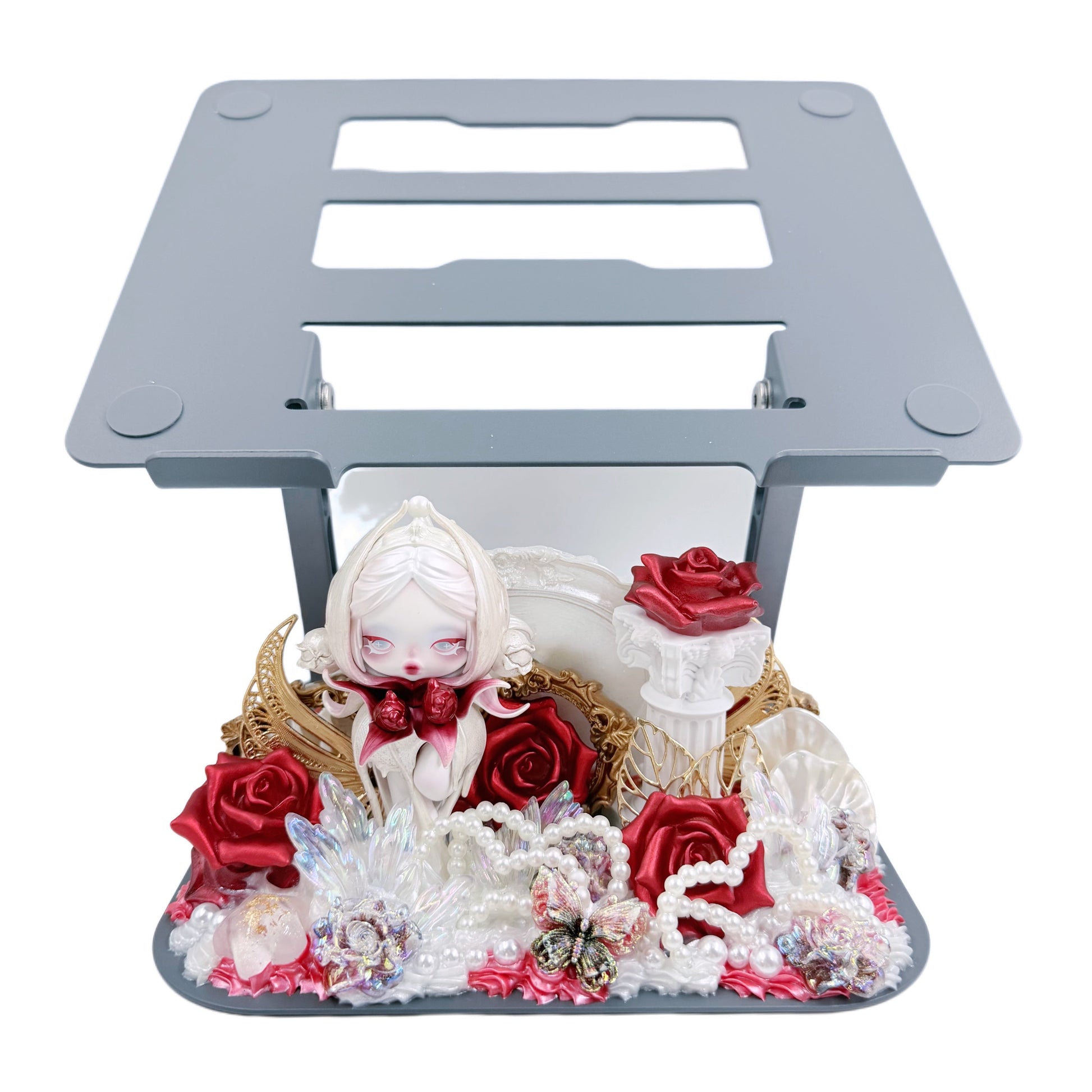 Handmade Cream Glue Laptop Stand 1