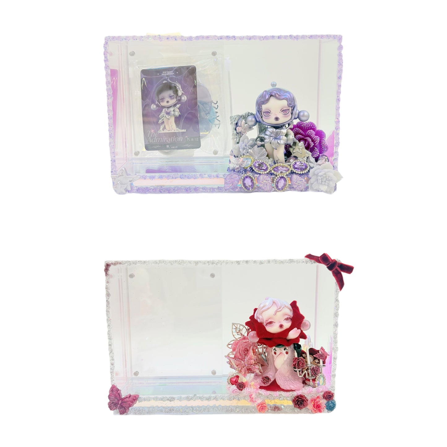 Handmade Acrylic Iridescent Light-up Photo Frame