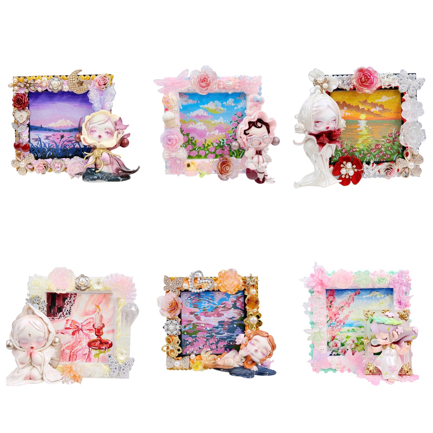 Handmade Painted Photo Frame