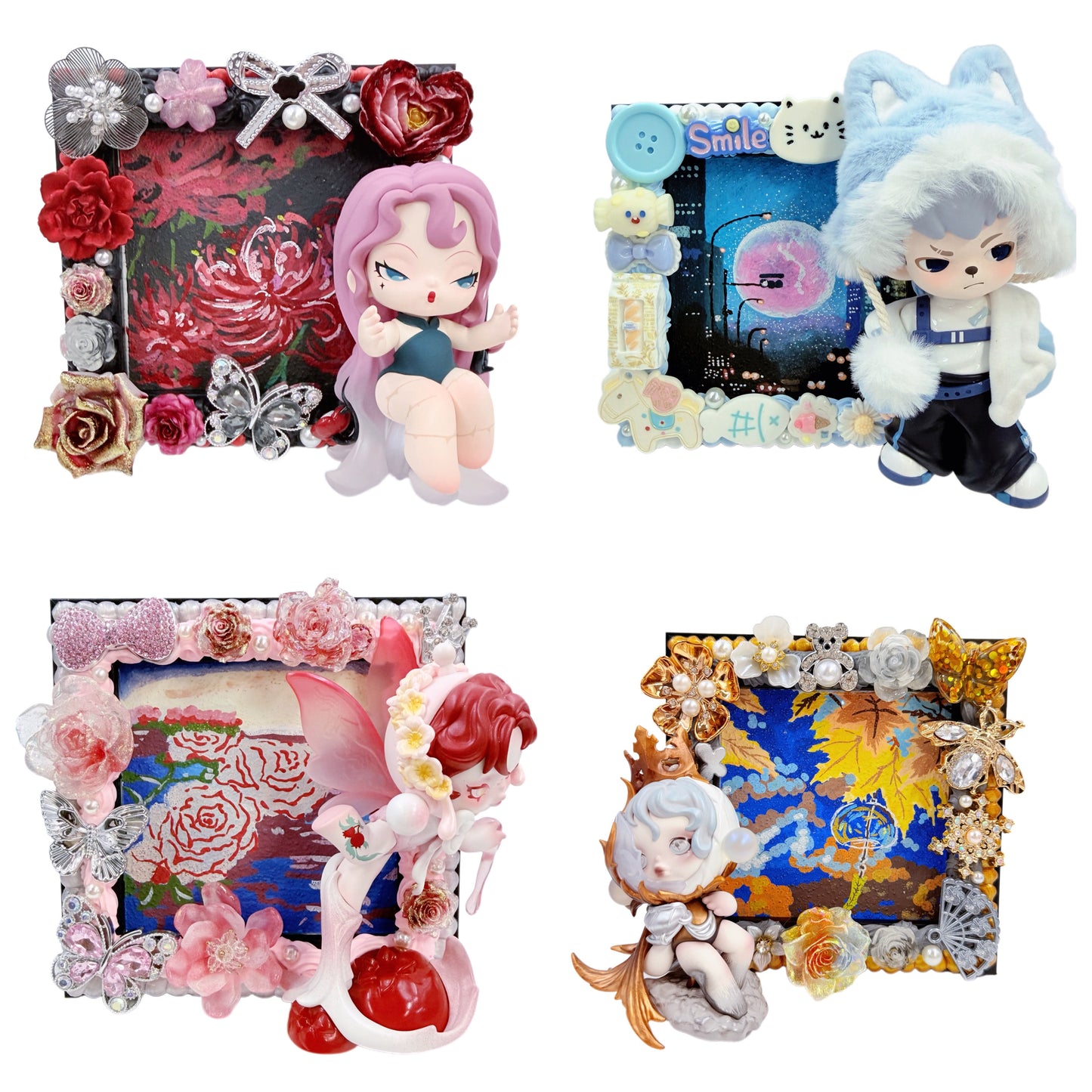 Handmade Painted Photo Frame