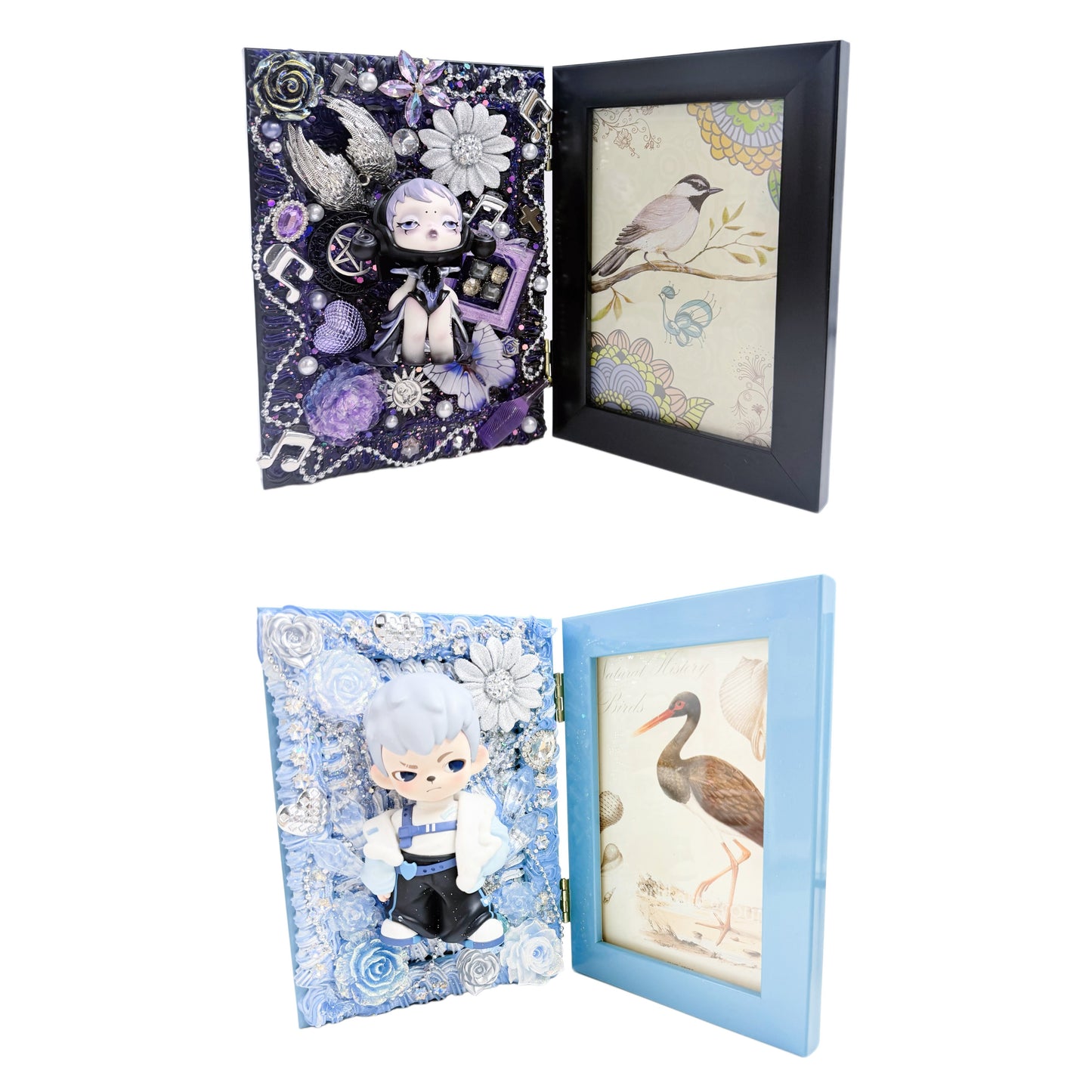 Handmade Folding Photo Frame With Diamond