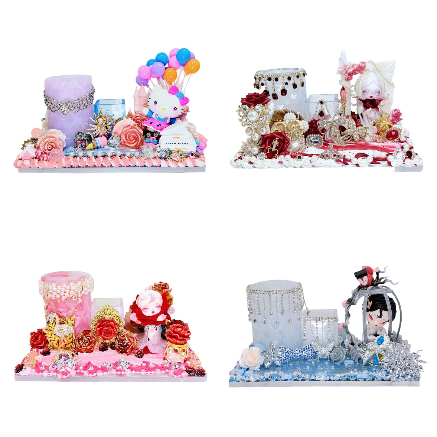 Handmade Resin Acrylic  Desk Organizer