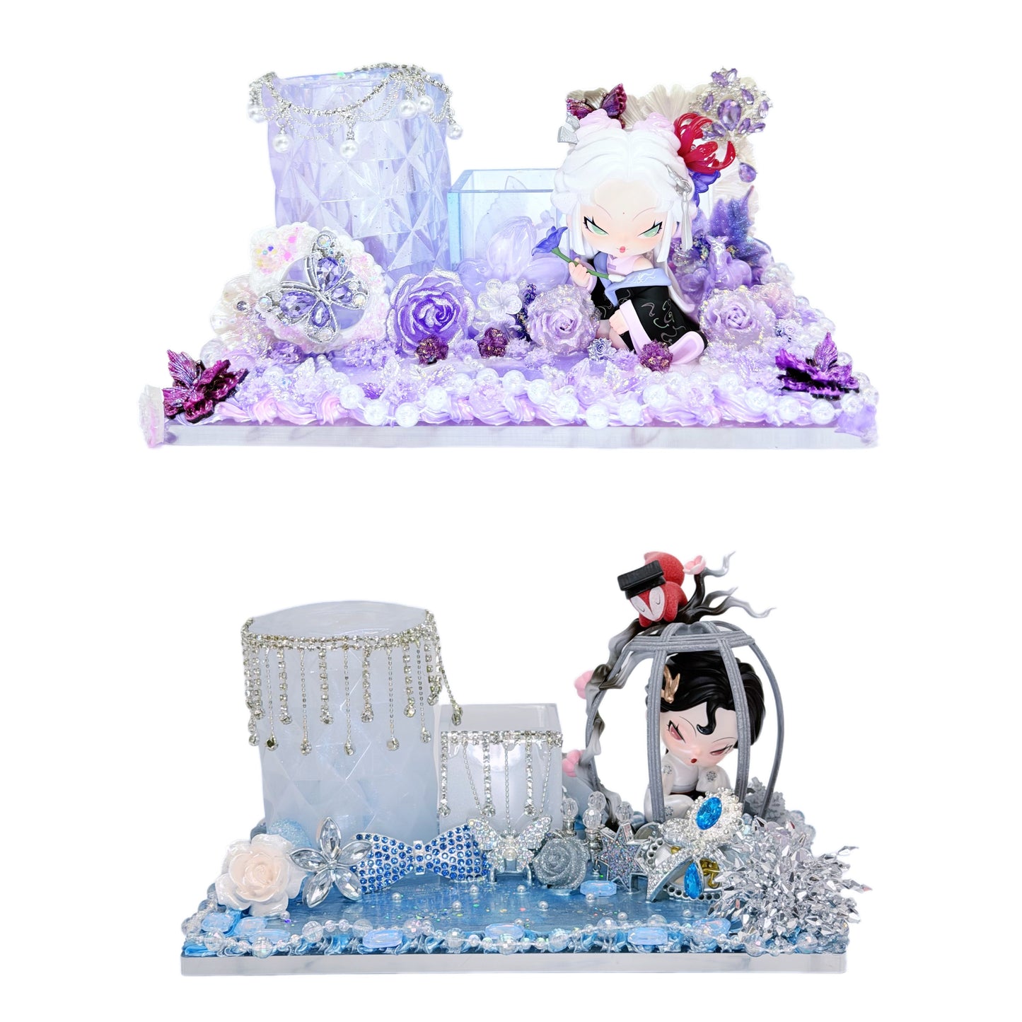 Handmade Resin Acrylic  Desk Organizer