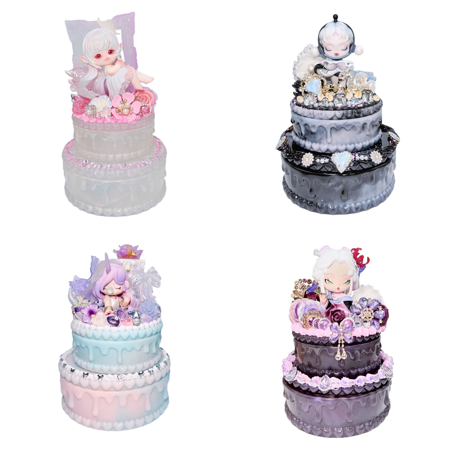 Handmade Resin Cake Box