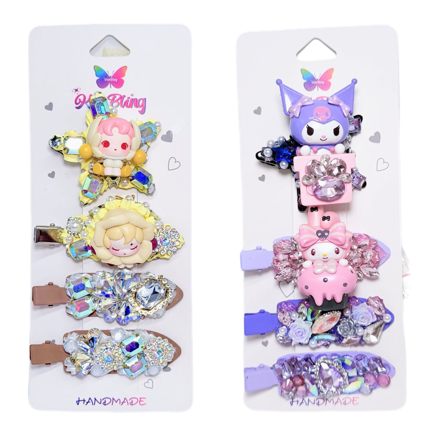 Handmade Hair Clip Set