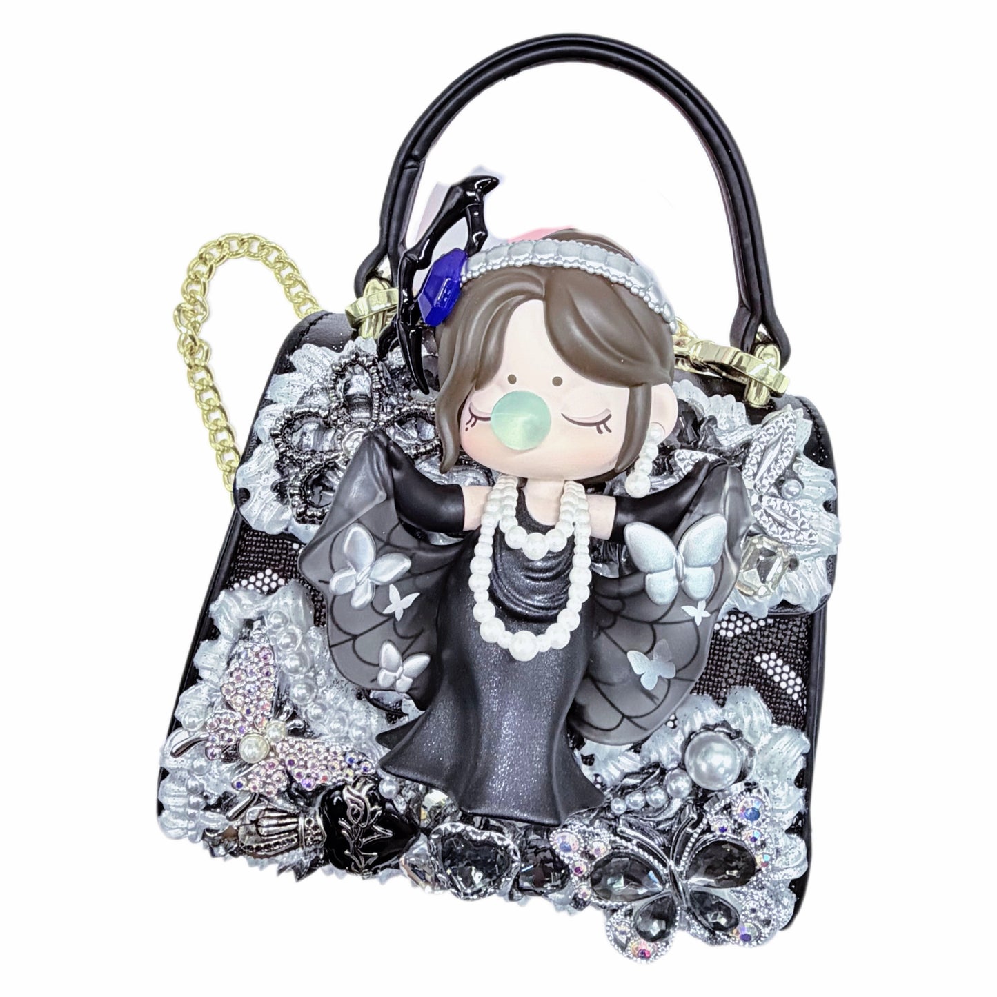 Handmade Mini Bead Chain Handbag