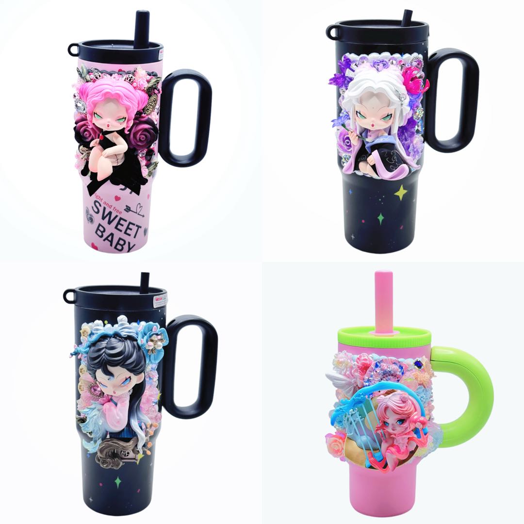 Kosbling Handmade Doll Thermo Cup with Cream Glue - Blind Bag