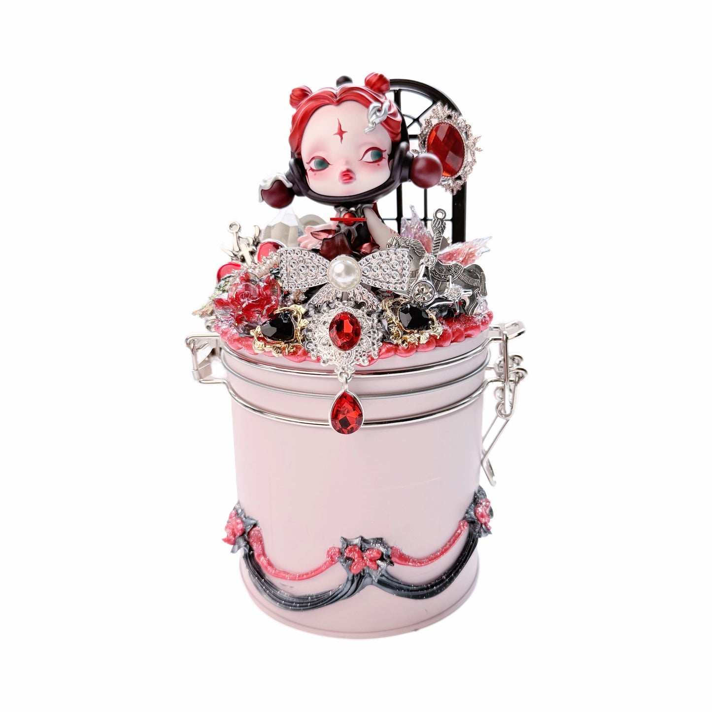 Handmade Iron Craft Airtight Storage Jar