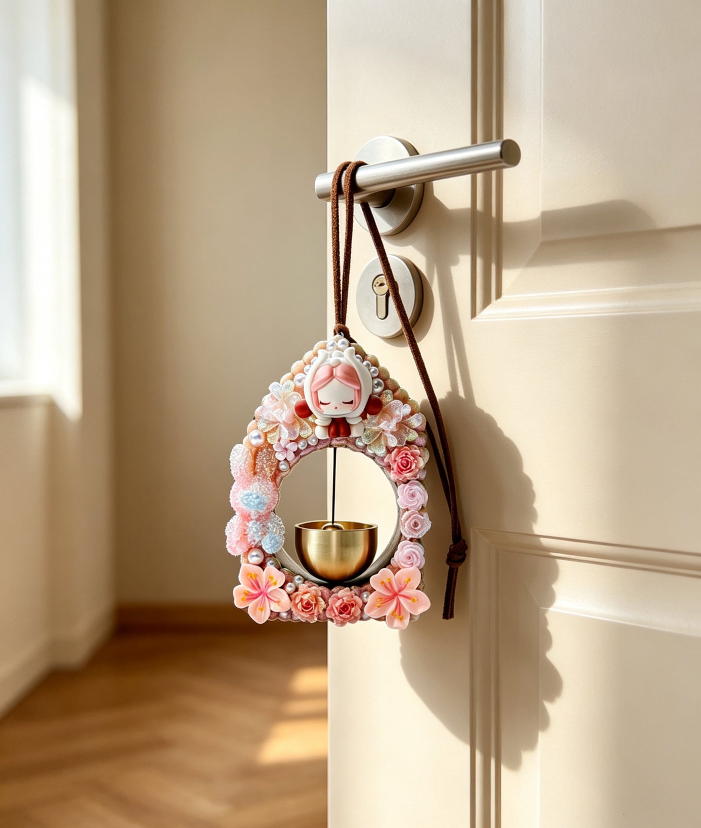 Handmade Magnetic Wooden Doorbell