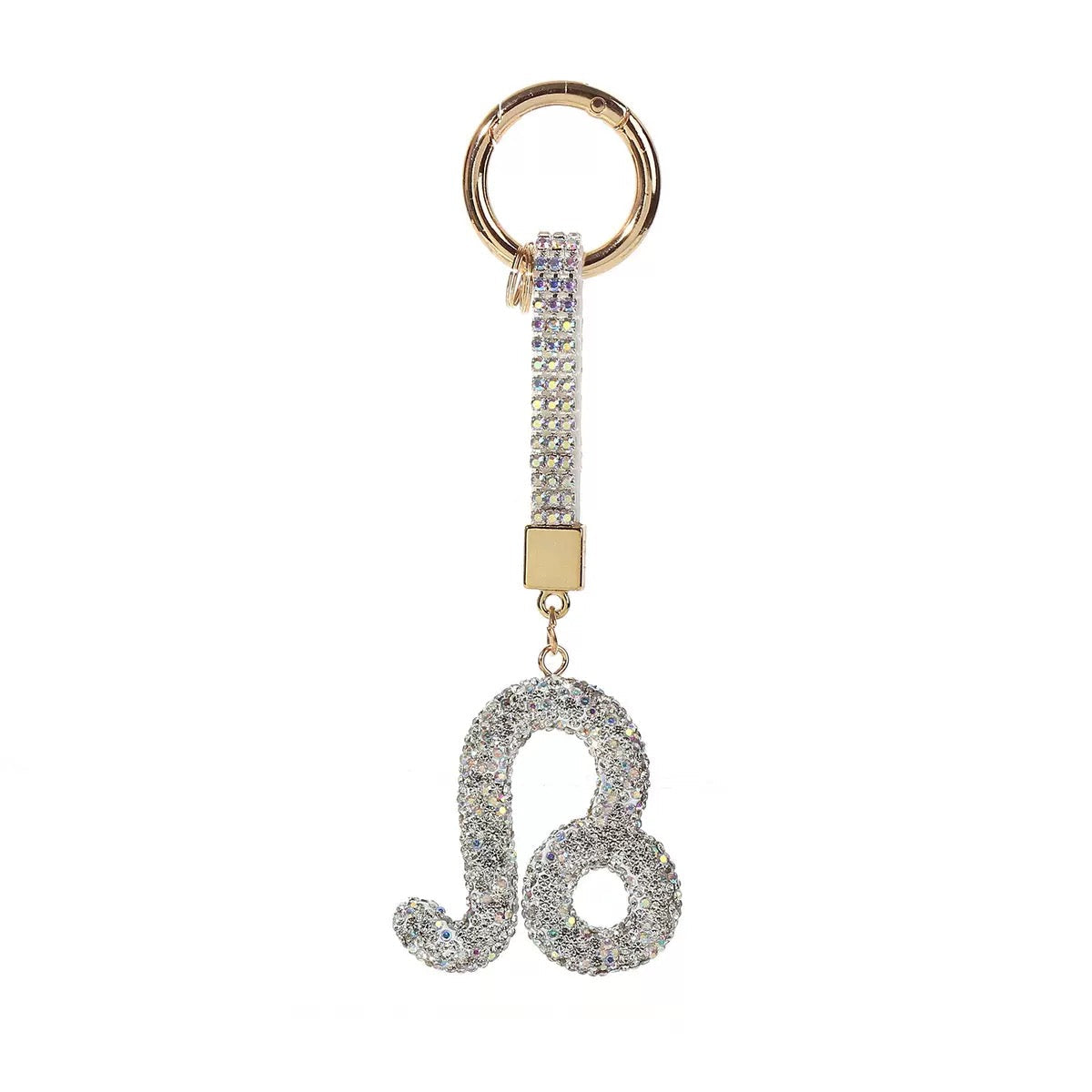 12 Constellation Diamond Bag Pendant Keychain 6