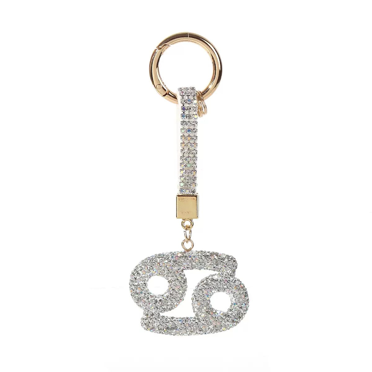 12 Constellation Diamond Bag Pendant Keychain 5