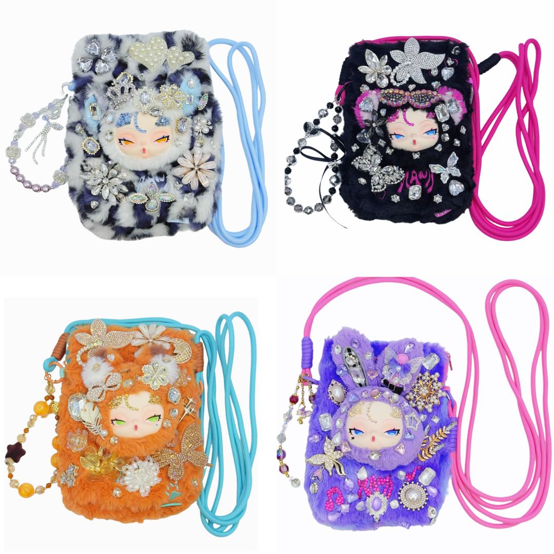 Handmade Large Fluffy Plush Wallet