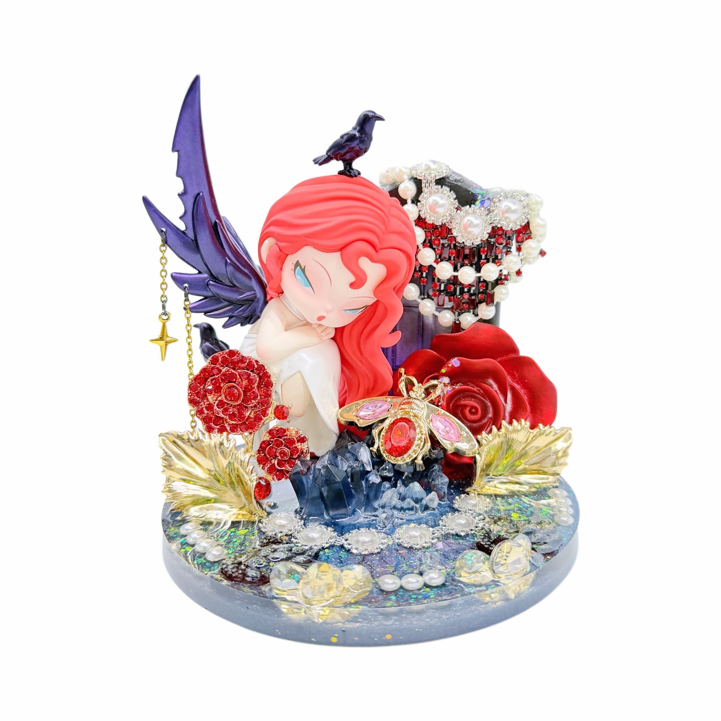 Handmade Resin Round Phone Stand