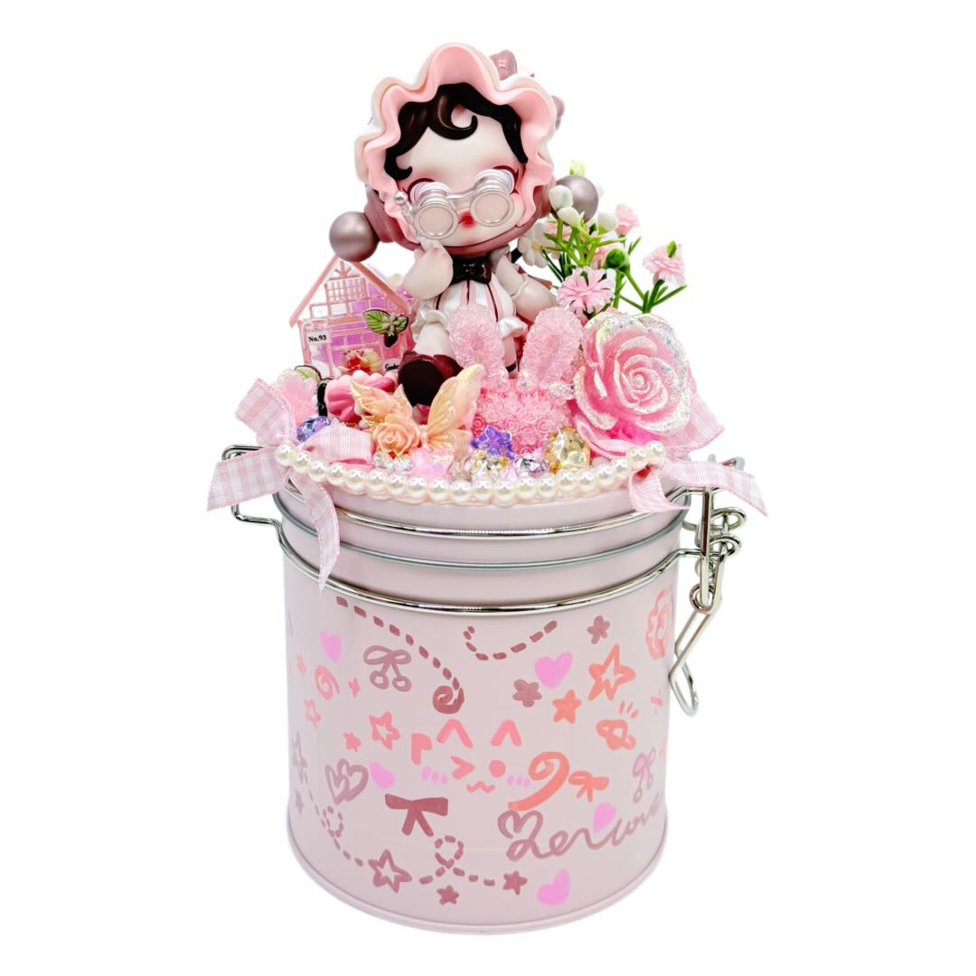 Handmade Iron Craft Airtight Storage Jar