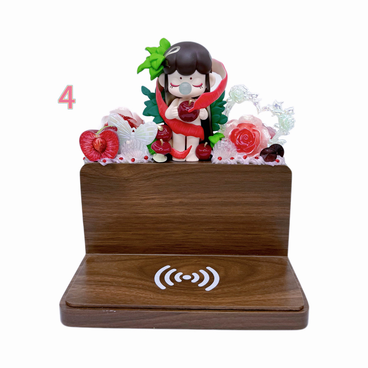 Kosbling In Stock- Wooden Alarm Clock Wireless Charger