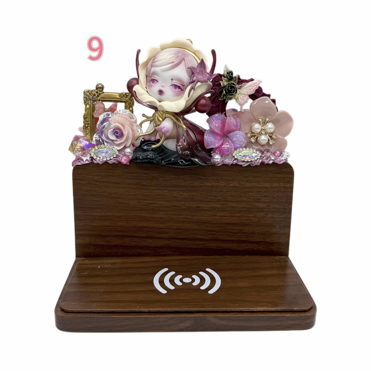 Kosbling In Stock- Wooden Alarm Clock Wireless Charger