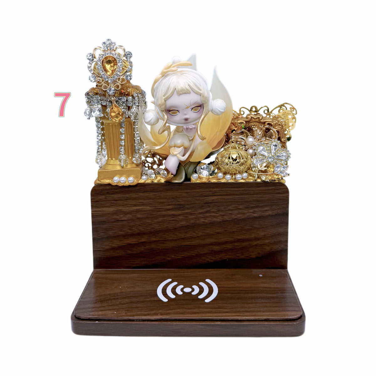 Kosbling In Stock- Wooden Alarm Clock Wireless Charger