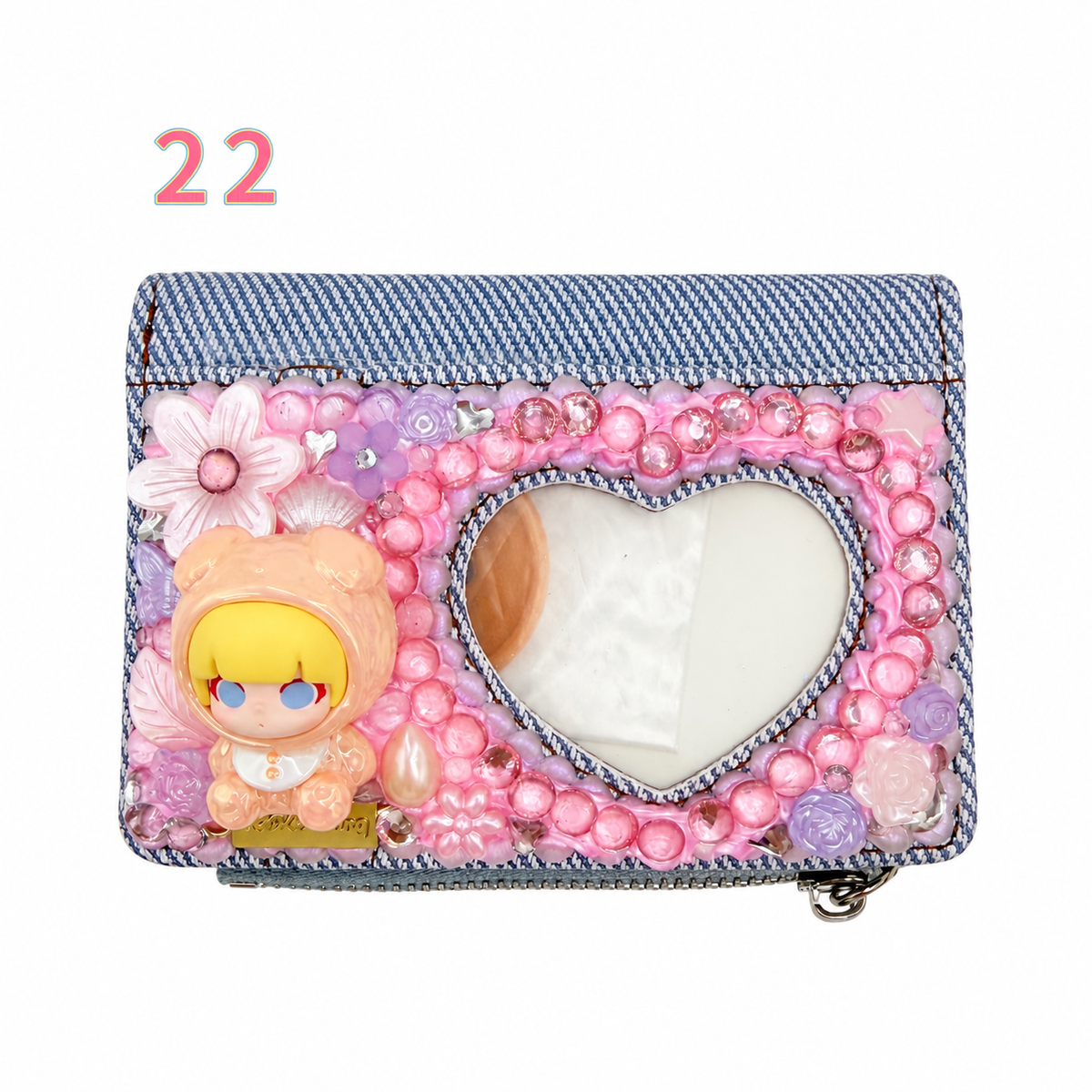 Kosbling In Stock- Heart shaped coin purse