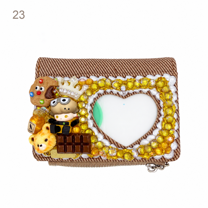 Decorated Heart-Shaped Coin Purse