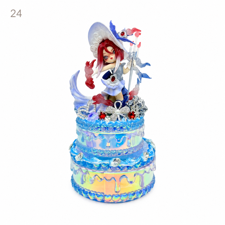 Decorated Cake-Shaped Storage Box