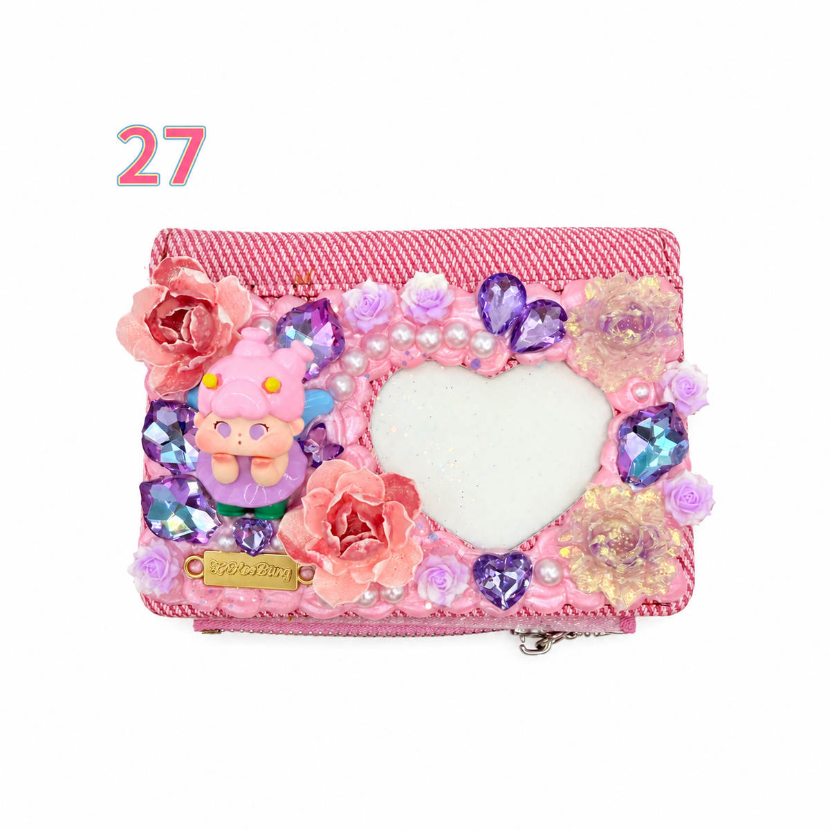 Kosbling In Stock- Heart shaped coin purse