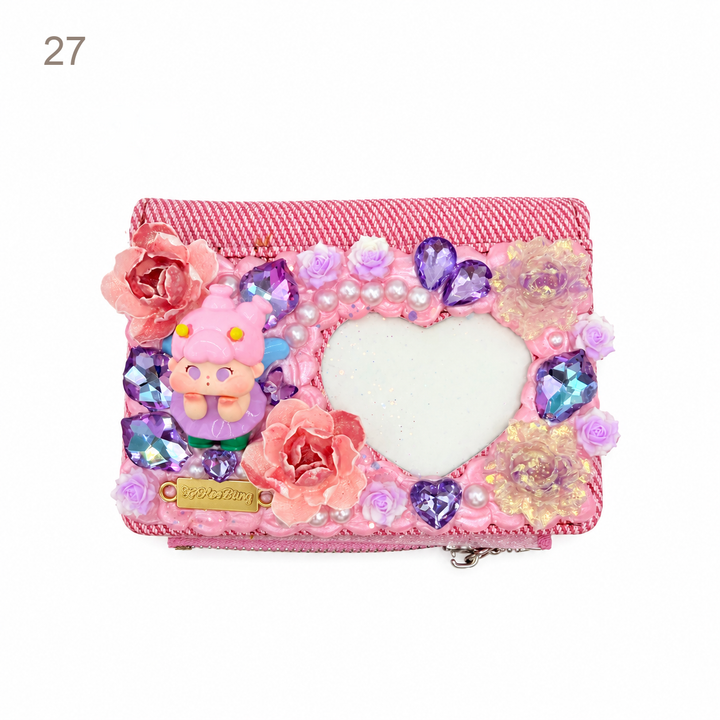 Decorated Heart-Shaped Coin Purse