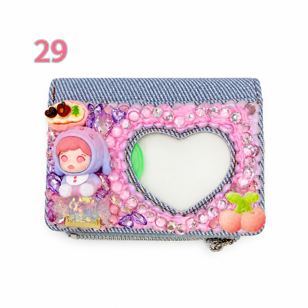 Kosbling In Stock- Heart shaped coin purse