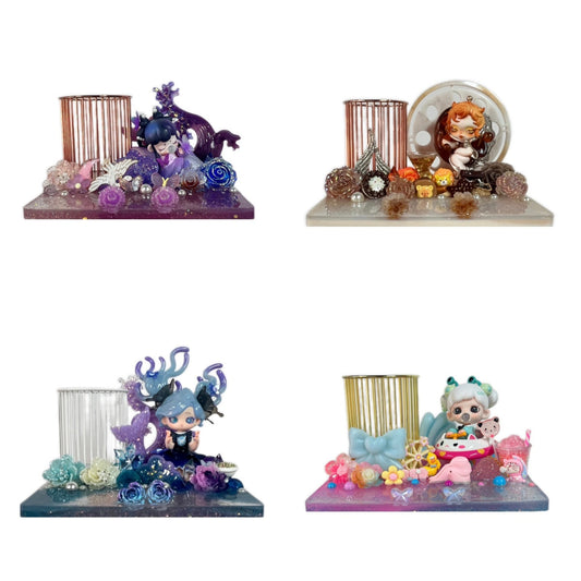 Handmade Resin Stand with Doll Brush Holder & Phone Stand Feature Blind Bag 2