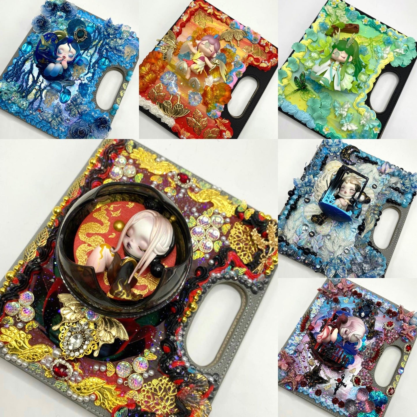 Handmade Doll Notebook with Cream Glue- Blind Bag