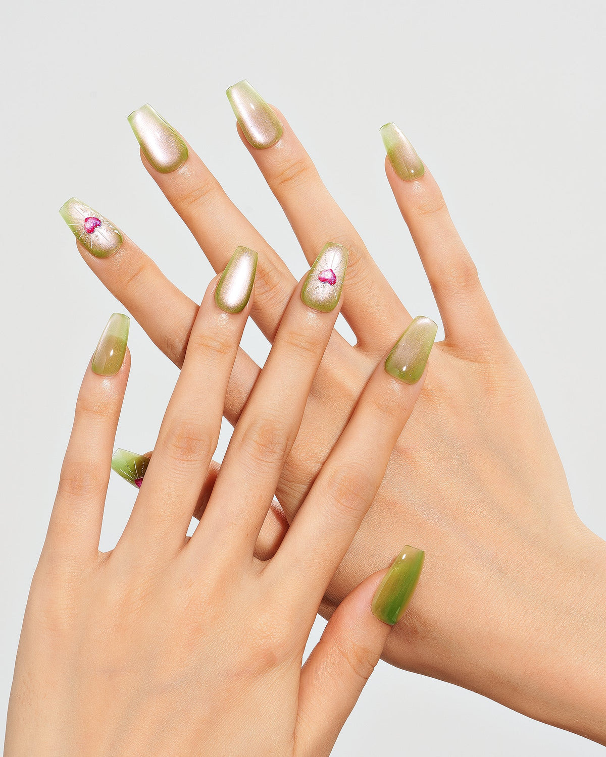 KOSBLING nail studio — Cat Eye / Soft Signal / Short Coffin
