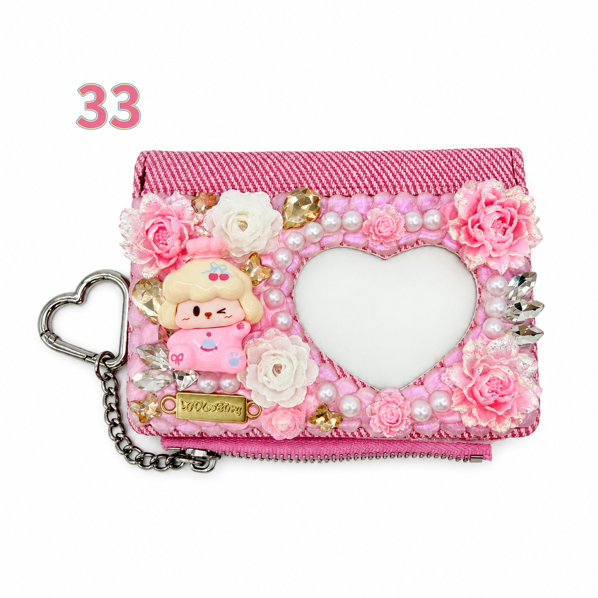 Kosbling In Stock- Heart shaped coin purse