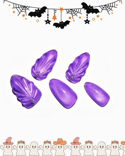KOSBLING nail studio — Cat Eye / Purple Hex
