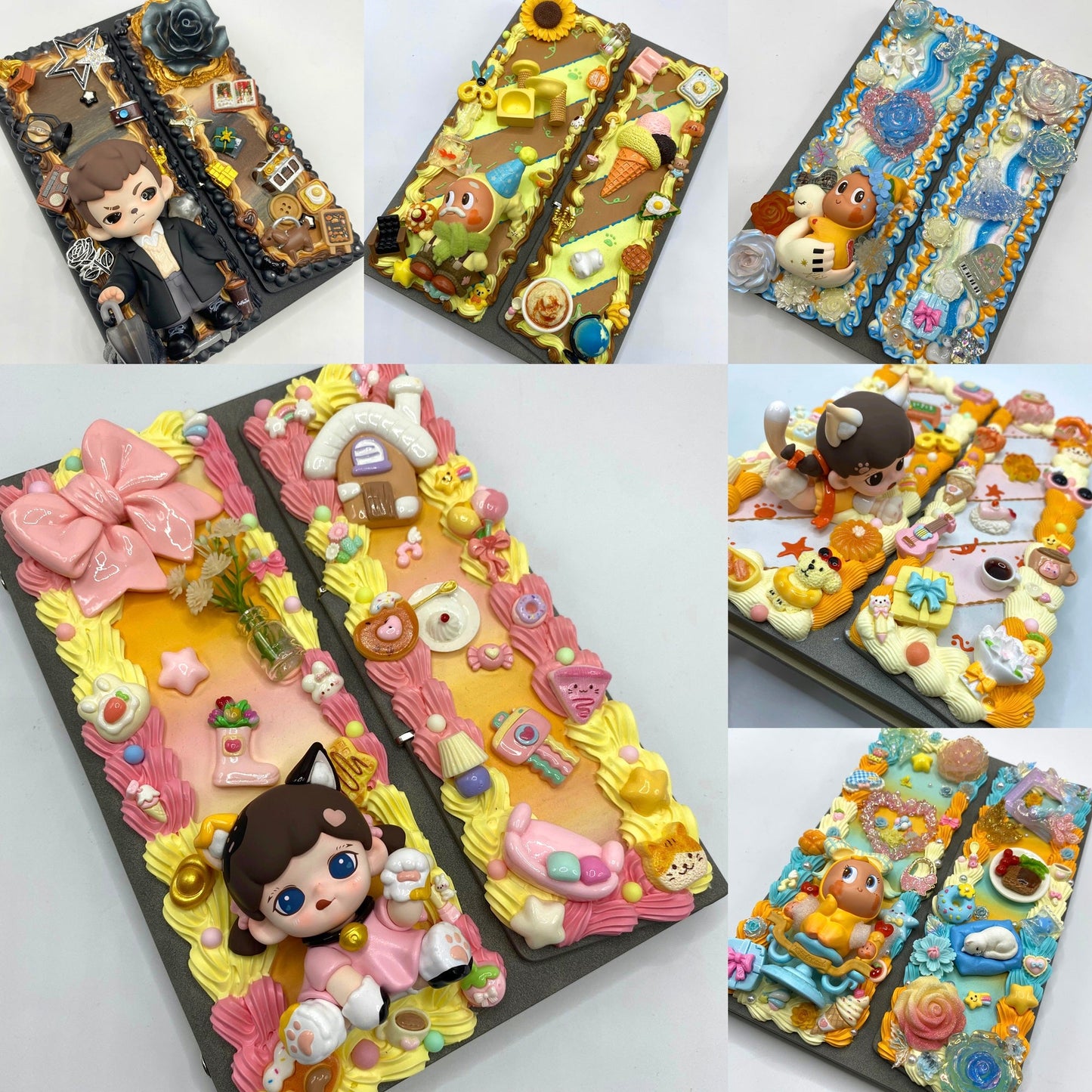 Handmade Doll Notebook with Cream Glue- Blind Bag