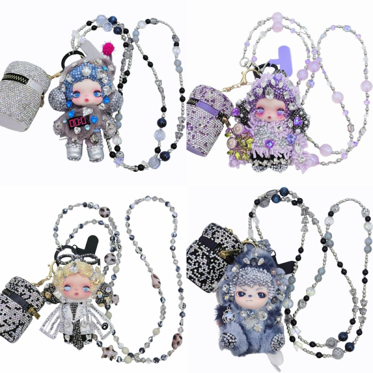 - KB03 - Diamond Glitter Rhinestone Soft Vinyl Doll Diy - Kosbling Handmade Blind Bag 2