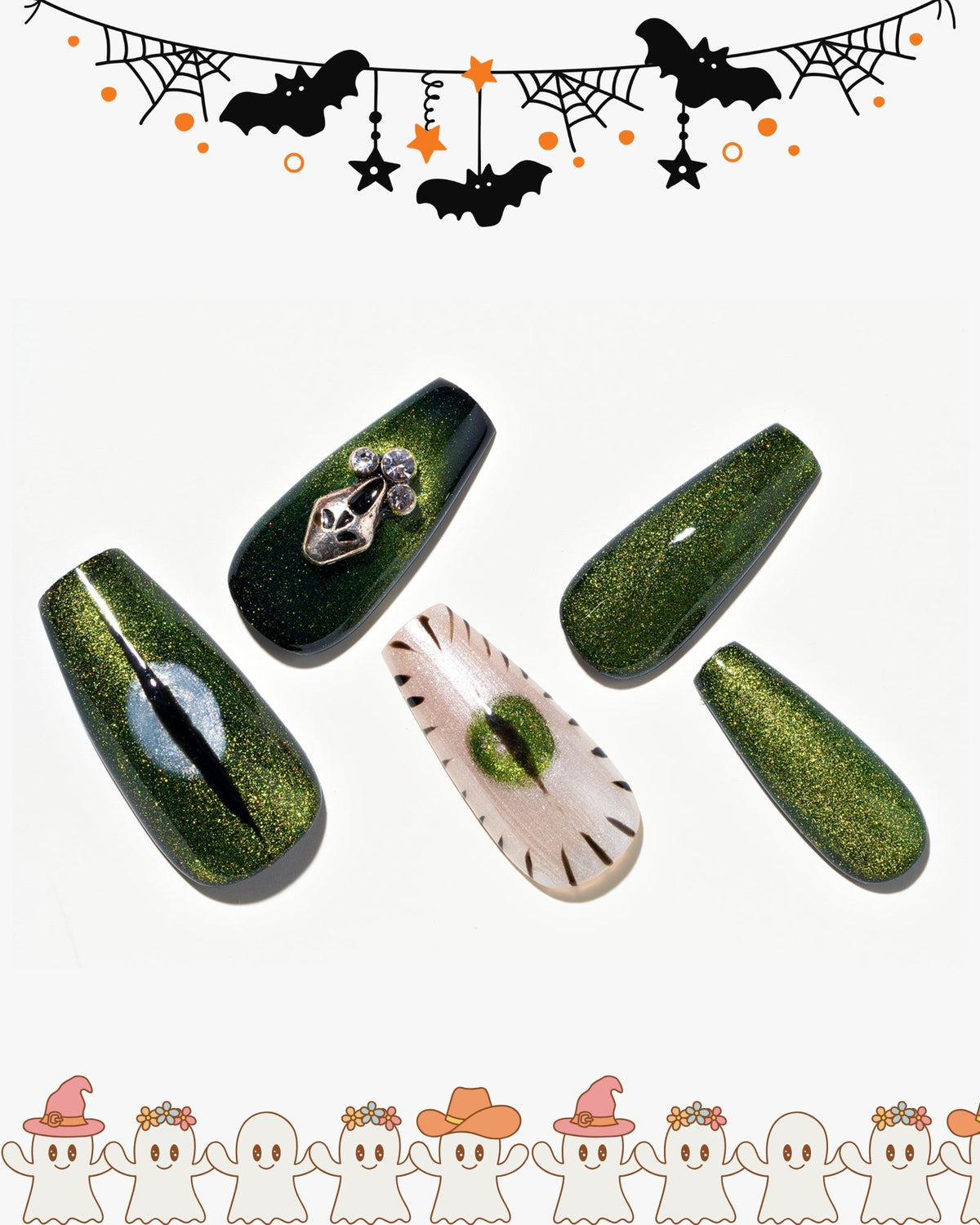 KOSBLING nail studio — Cat Eye / Emerald Curse