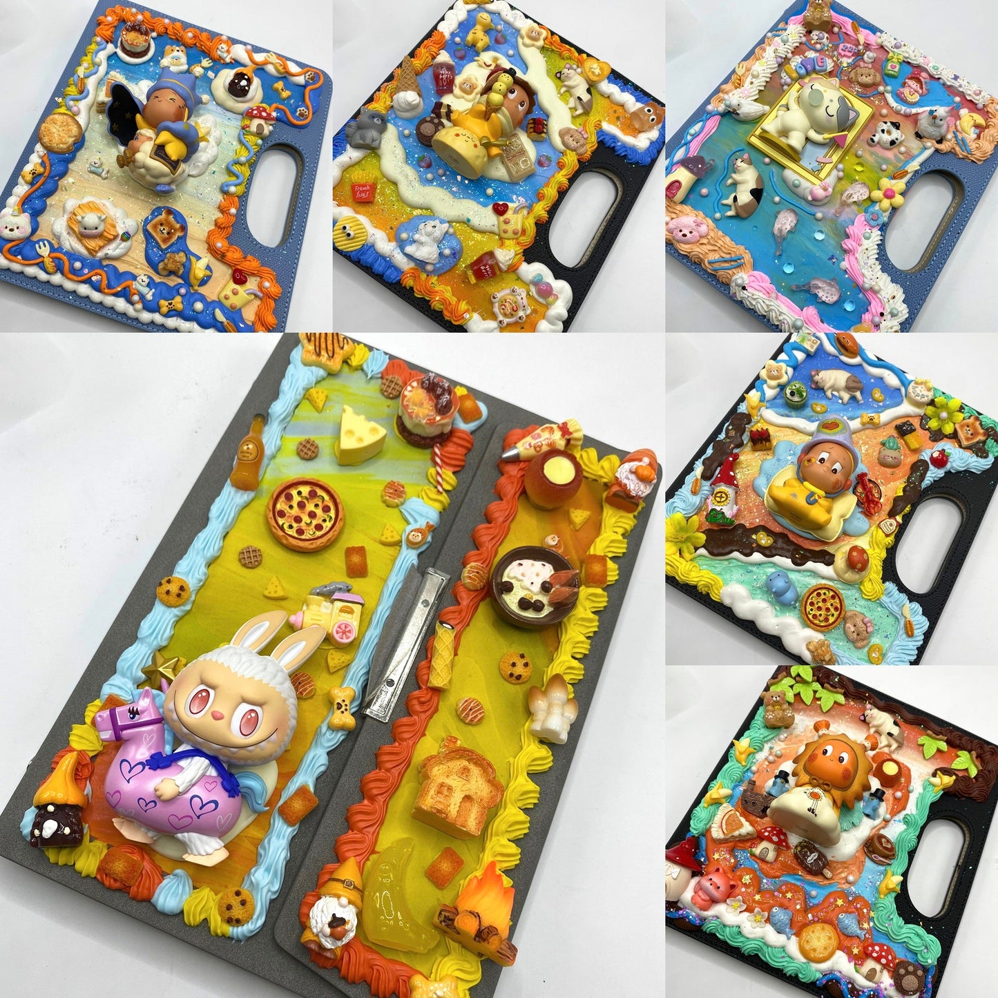 Handmade Doll Notebook with Cream Glue- Blind Bag
