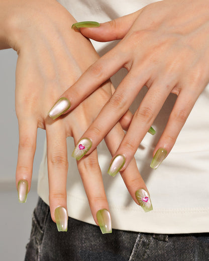 KOSBLING nail studio — Cat Eye / Soft Signal / Short Coffin