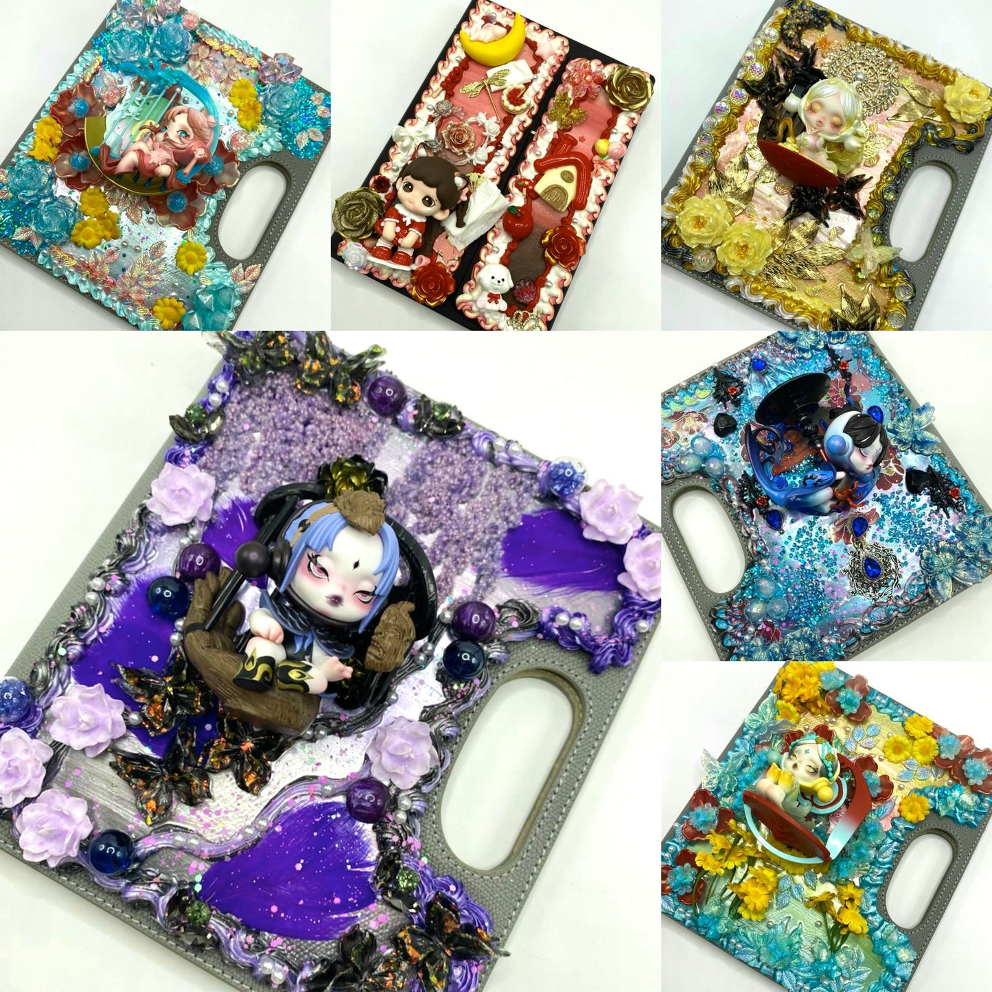 Handmade Doll Notebook with Cream Glue- Blind Bag