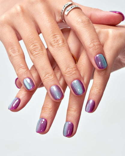 KOSBLING nail studio — Cat Eye / Mermaid Grape