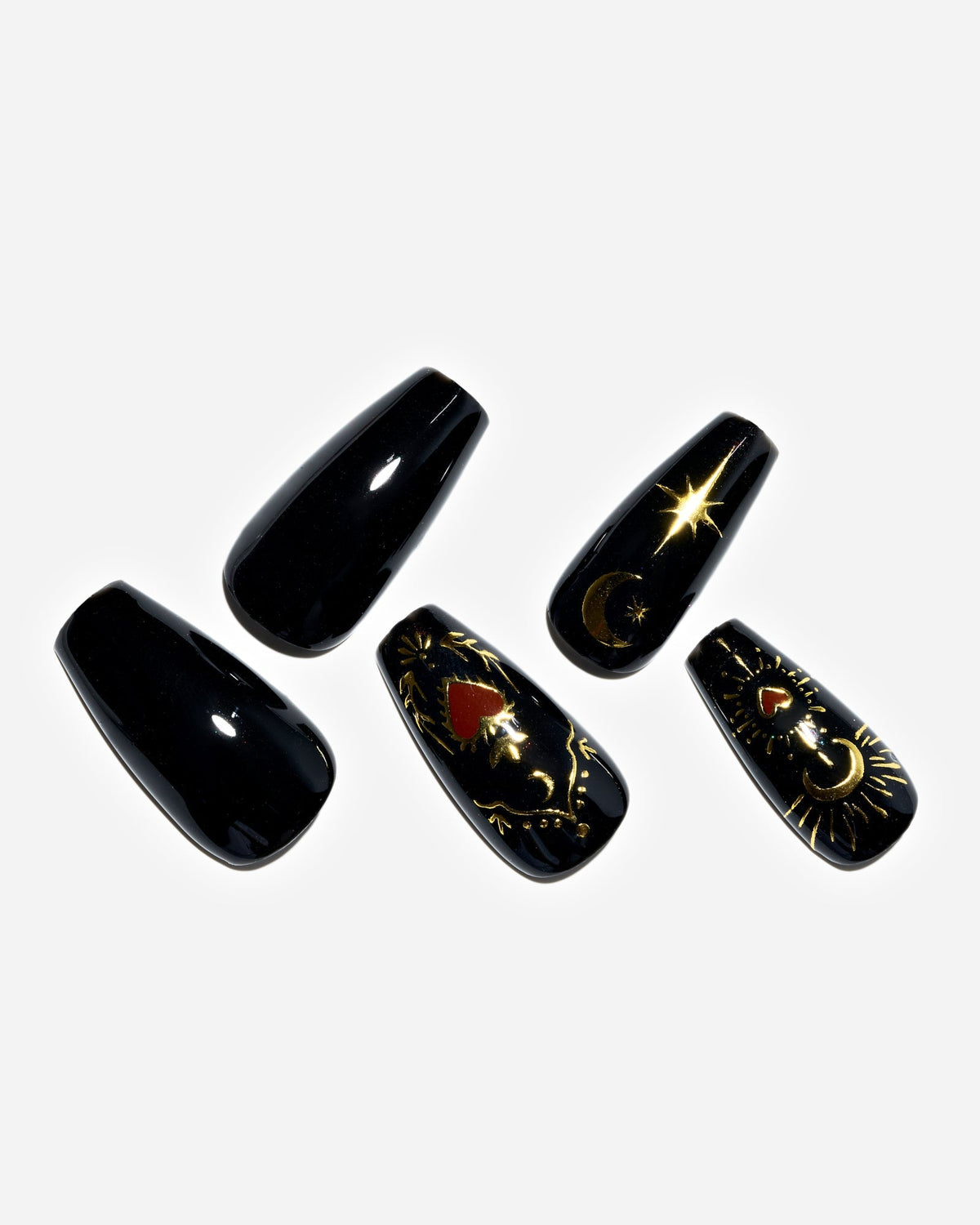 KOSBLING nail studio — Witch Symbol / Black Coffin