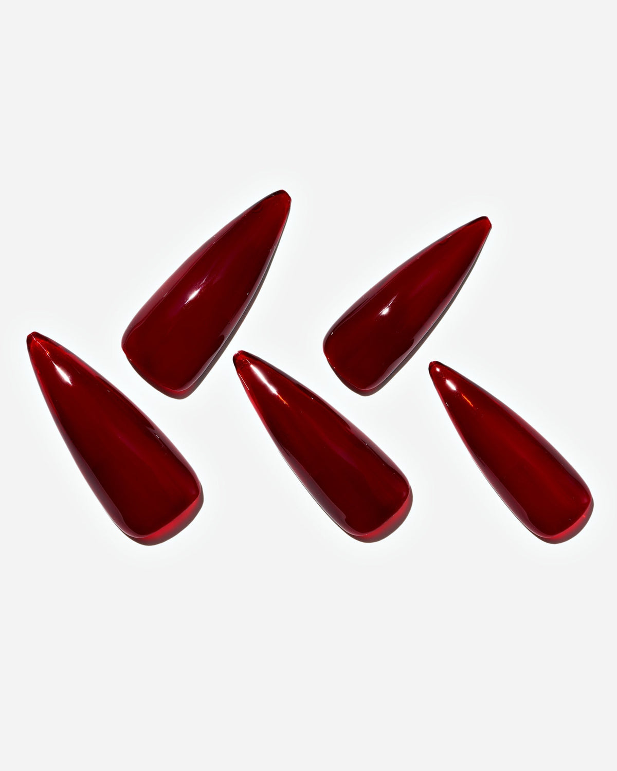KOSBLING nail studio — Dark Red / Long Stiletto